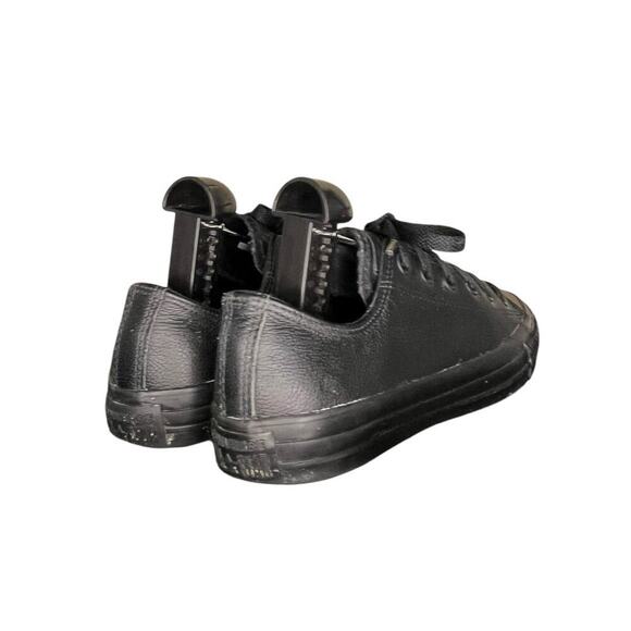 ***SOLD*** Converse All Star CTAS 70 Leather Sneakers M5.5 W7.5 Triple Black - Picture 4 of 6